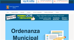 Desktop Screenshot of municipalidadpica.cl